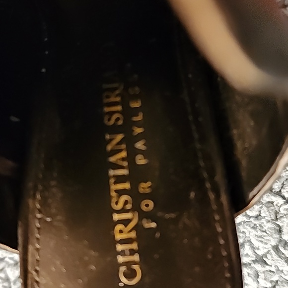 Christian Serrano for Payless black open toe mules size 7 - Picture 5 of 10